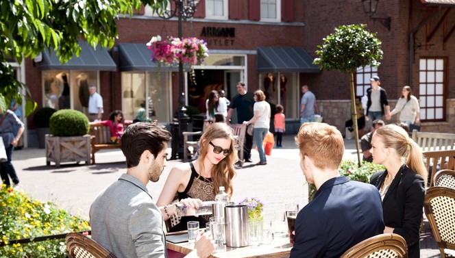 Lunch at designer outlet Roermond